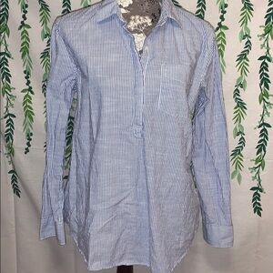 EUC Gap Striped Collared Long Sleeve Tunic D3